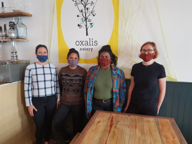 The Oxalis Eatery team_Jade Konz, Lisa Knipe, Yoraya Nydoo and Liezl Odendaal