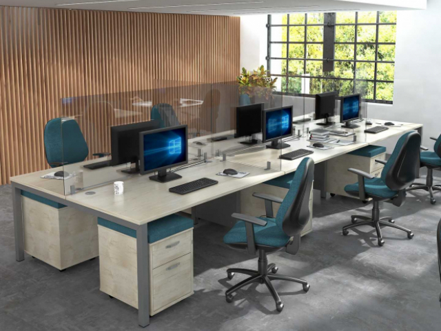 Protective desk screens