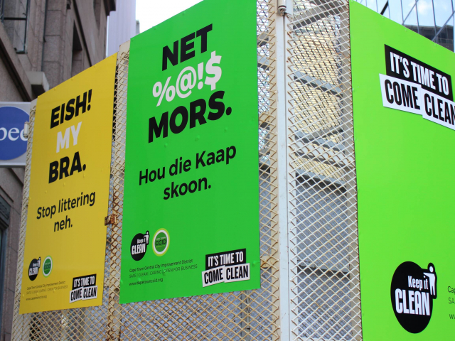 Clean campaign poster