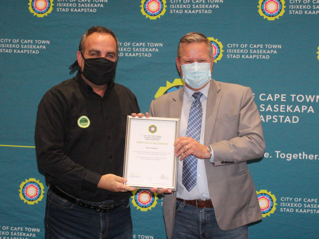 CCID CEO Tasso Evangelinos is bestowed a Mayoral Civic Award