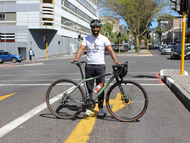 Sindile Mavundla in Bree Street