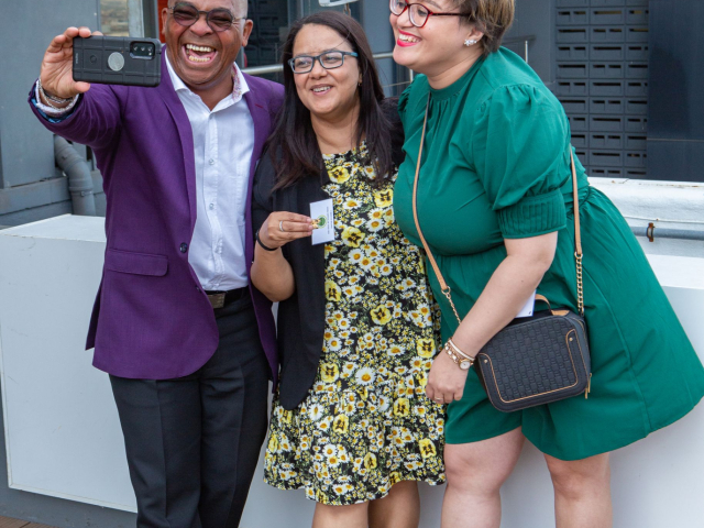 CCID staff - Alec van de Rheede - Christa Maans and Mary-Ellen Joseph