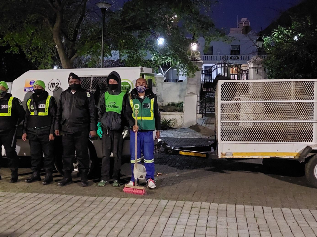 CCID cleaning team