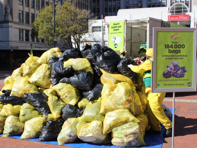 Anti-litter campaign activation