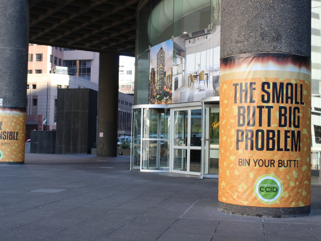 “Small Butt Big Problem” anti-litter campaign