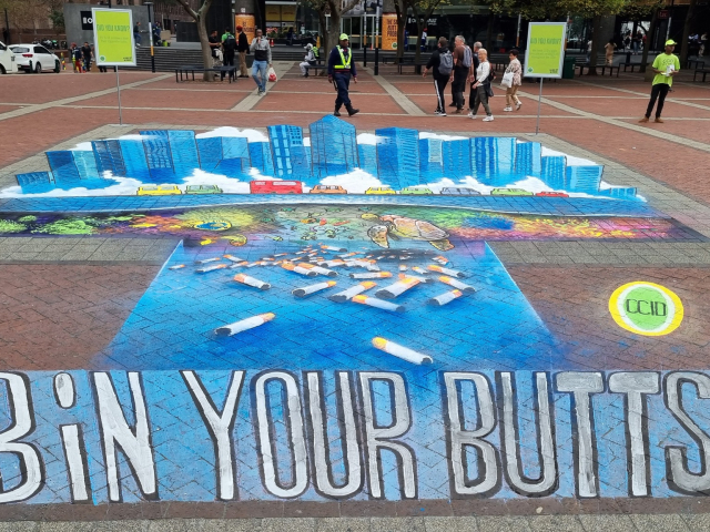 “Small Butt Big Problem” anti-litter campaign