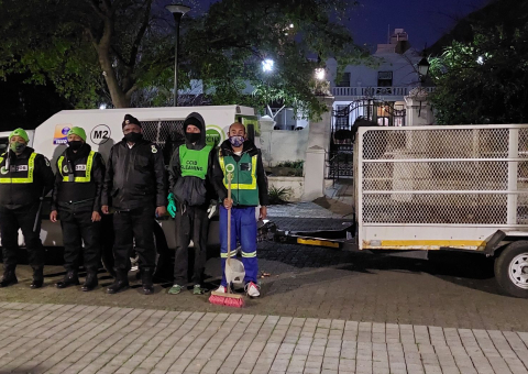 CCID cleaning team