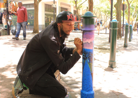 bollard art