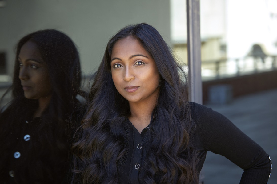 Karen Nadasen with reflection, Women in tech