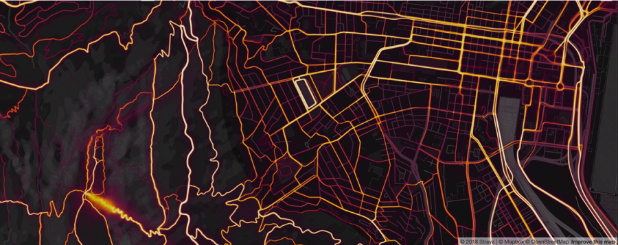 Open Streets Heat Map