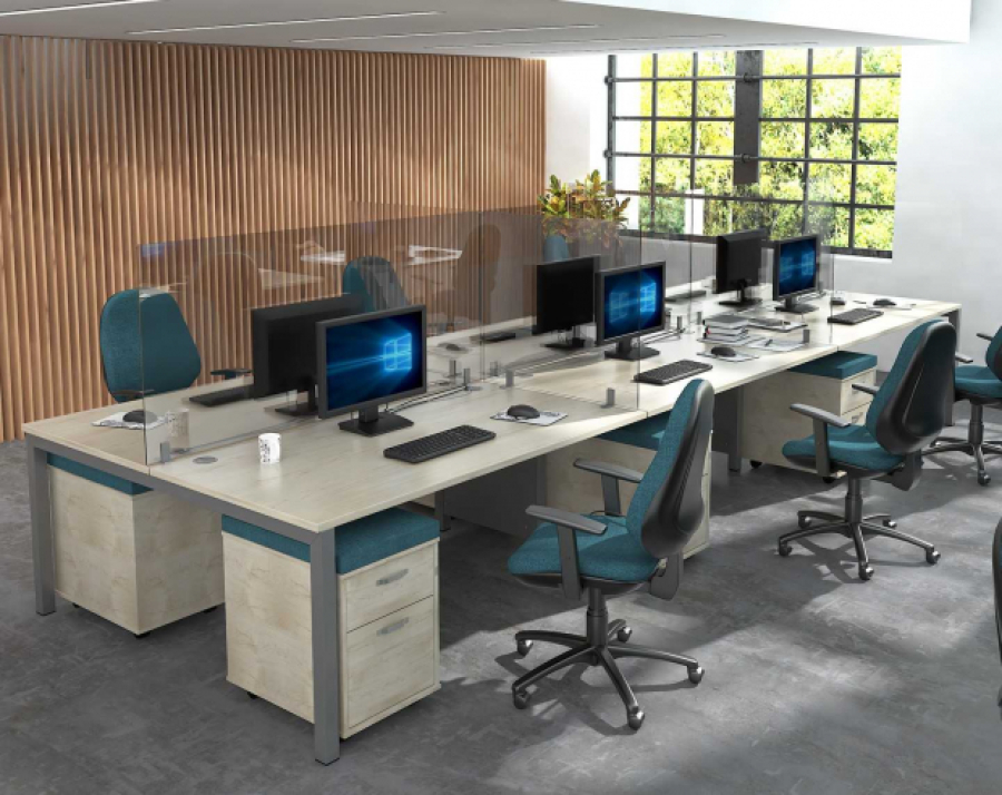 Protective desk screens