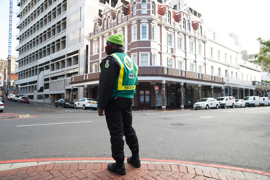 PSO on duty in the CBD