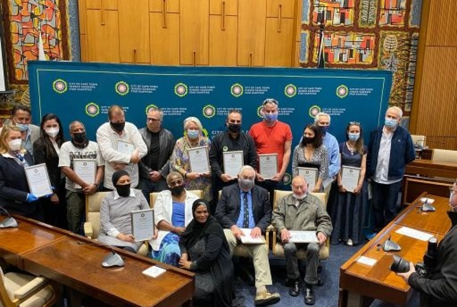 Tasso Evangelinos, CCID CEO, was one of 15 Capetonians honoured with a Civic Award