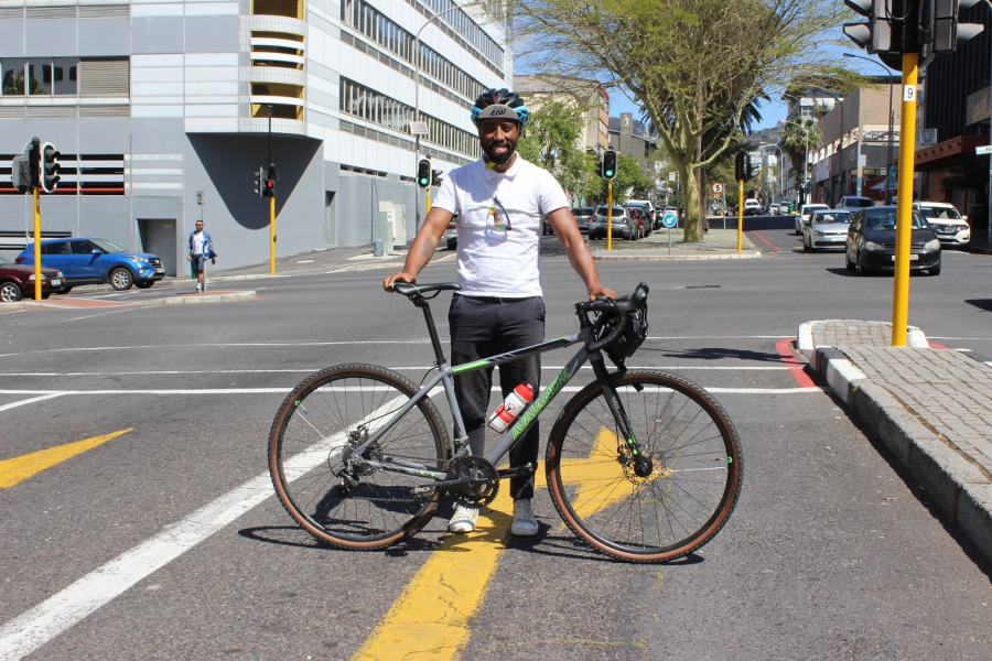 Sindile Mavundla in Bree Street