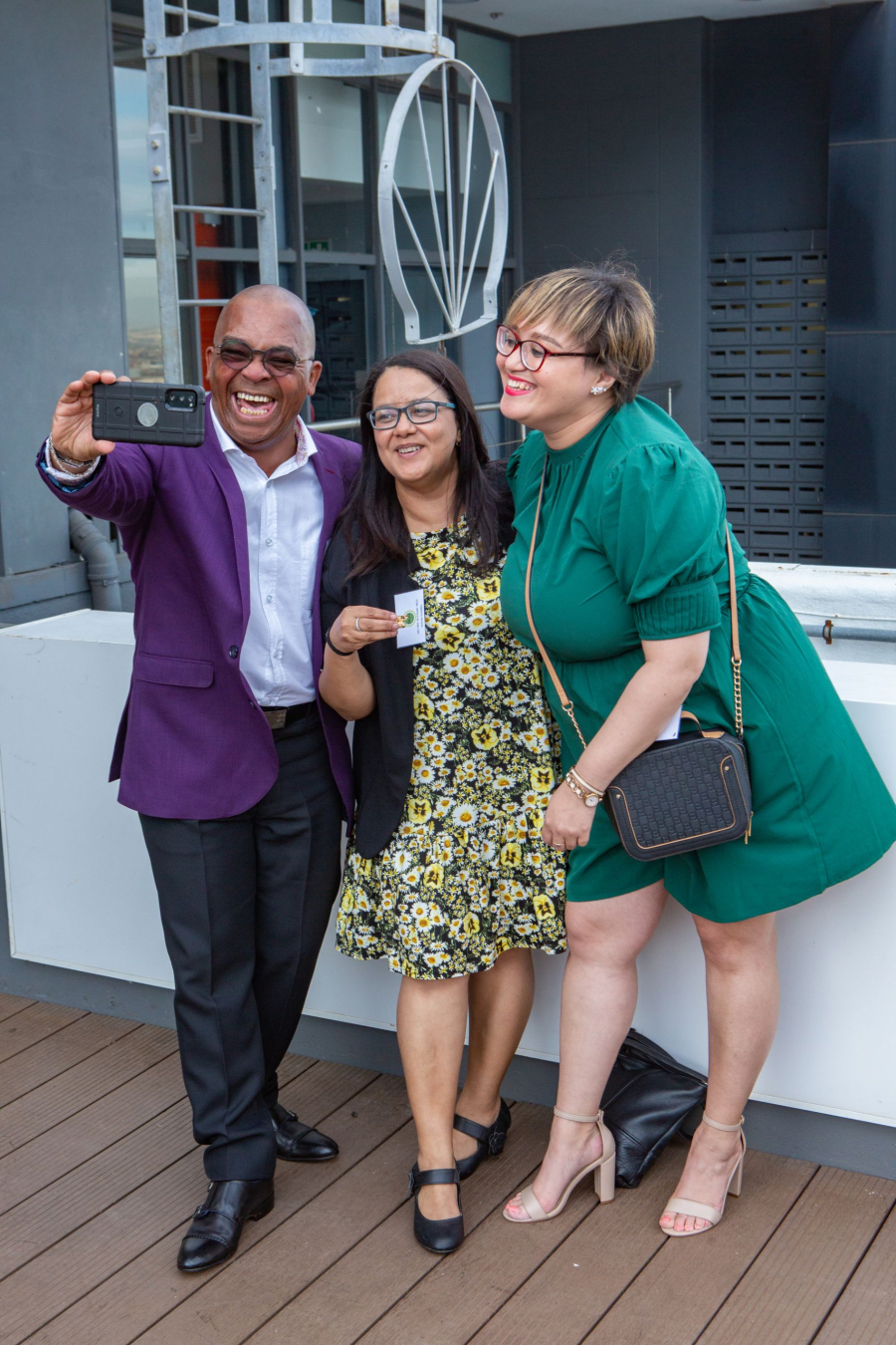 CCID staff - Alec van de Rheede - Christa Maans and Mary-Ellen Joseph