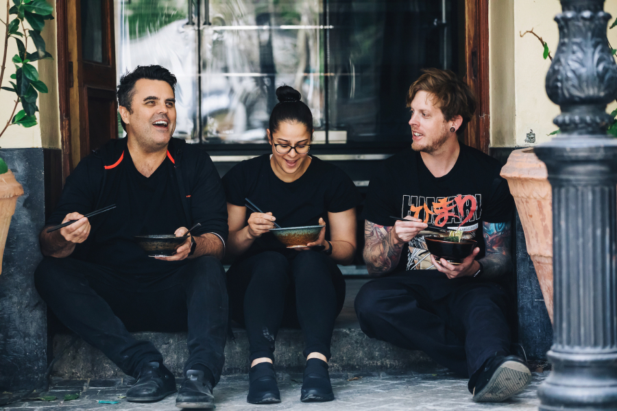 Peter Tempelhoff, Julia du Toit, Ashley Moss