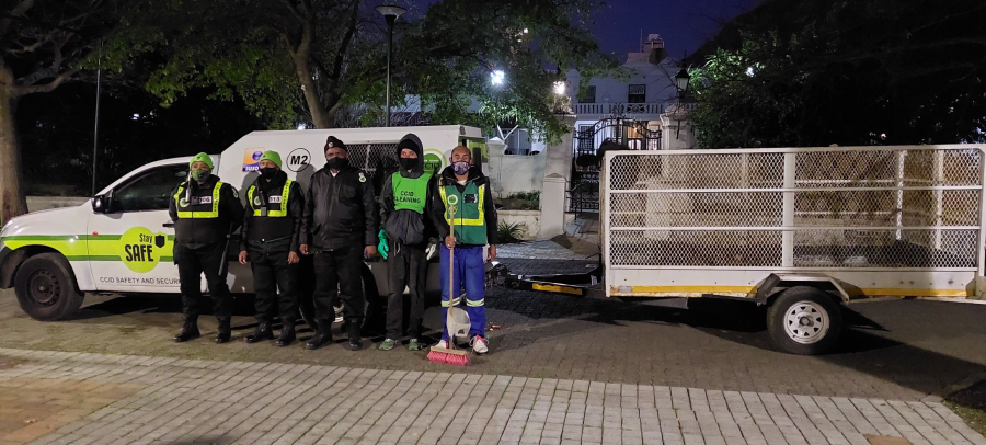 CCID cleaning team