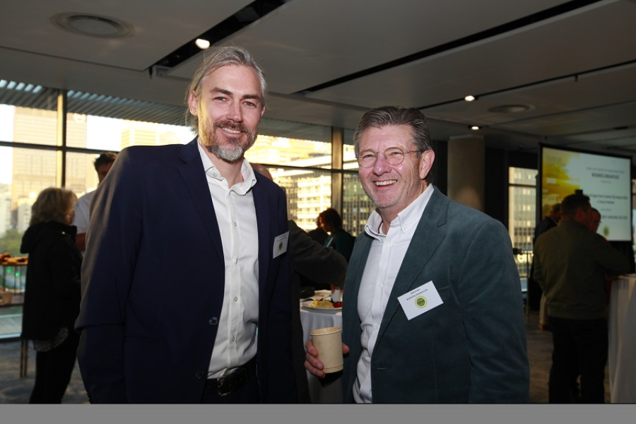 Tim Harris (interim SA Tourism board chairperson and CCID board member) and Rob Kane (CCID chairperson and Boxwood Property Fund CEO)