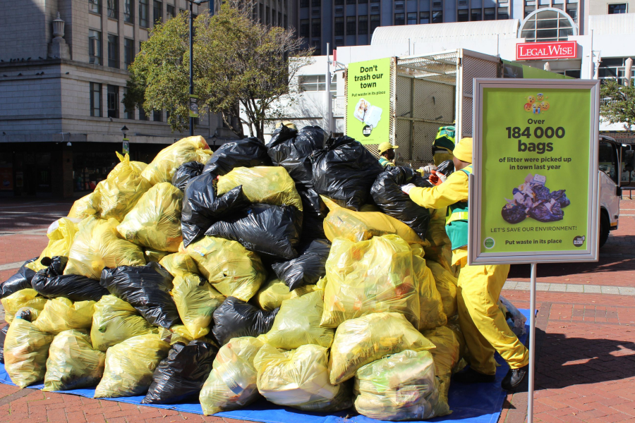 Anti-litter campaign activation