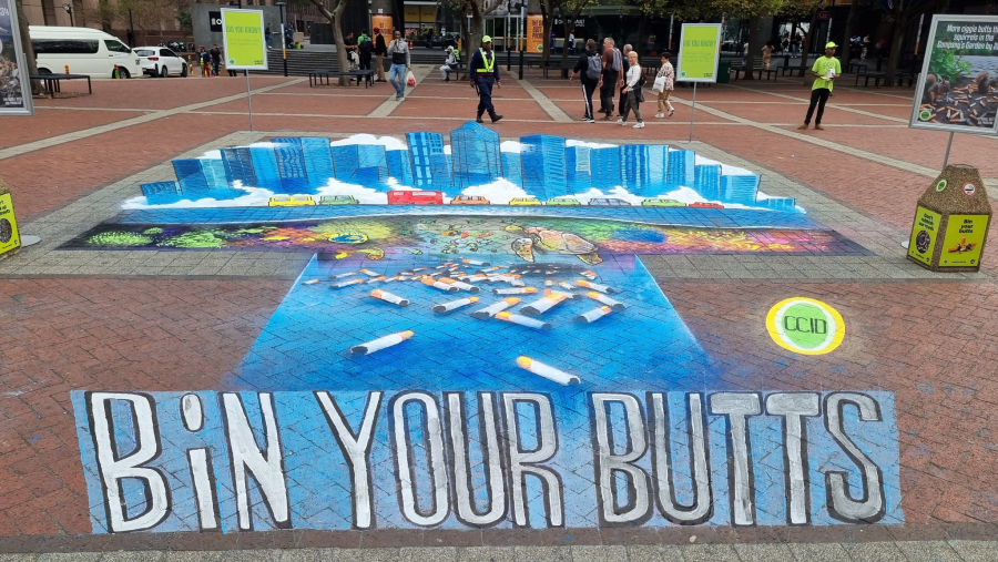 “Small Butt Big Problem” anti-litter campaign